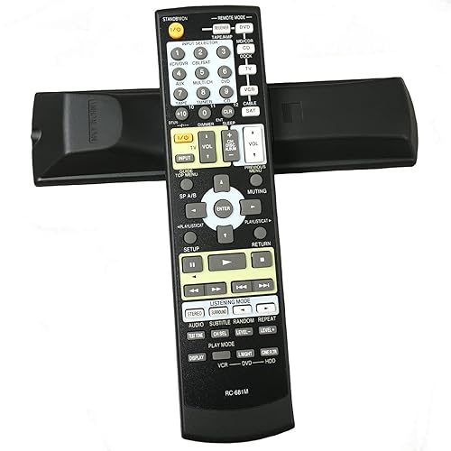 RC-681M Replacement Remote Control for Onyko DVD CD TV VCR AV Receiver sub rc-645s, rc-682m,rc-608m, rc-646s,rc-651m Controller