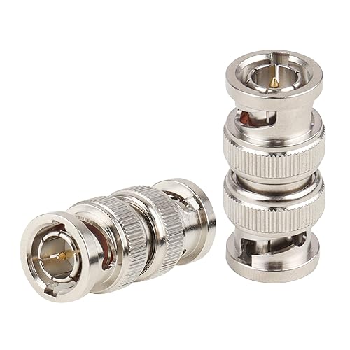 XRDS -RF BNC Male to BNC Male Adapter, 75 Ohm SDI Connector for HD-SDI/3G-SDI/4K/8K SDI Video Camera Cable