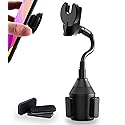 JCWINY Car Phone Holder for Pop Socket, Car Cup Holder Phone Holder Compatible with Popsocket Mount for Car, Flexible Gooseneck Car Mount for Pop
