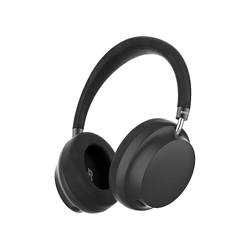 Raycon Essential Bluetooth Headphones - Over The Ear, Active Noise Cancelling Wireless Headphones + Awareness Mode, Bluetooth Headset with Mic, 50…