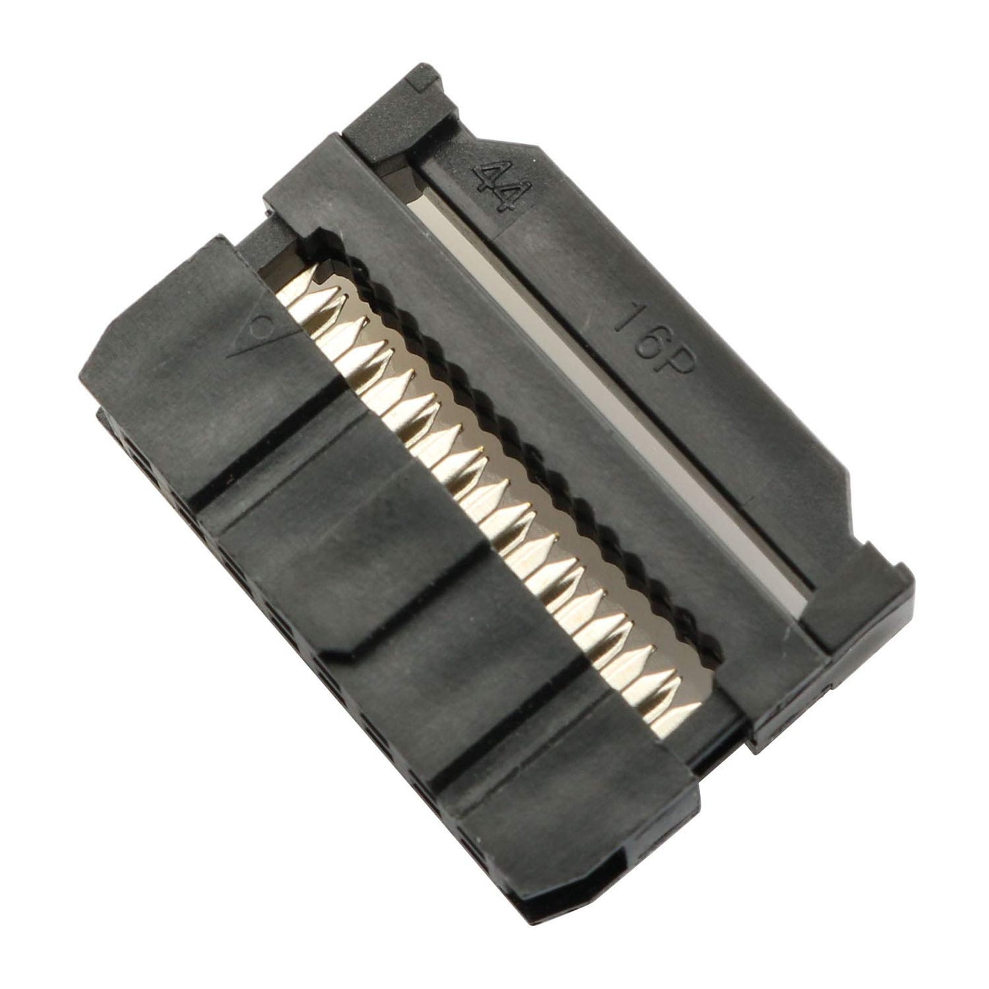 Tegg 25PCS FC-16P IDC Socket Connector Female 2x8 Pin Female Header Rectangular Connector Adapter 2.54mm Pitch for AWG Flat Cable