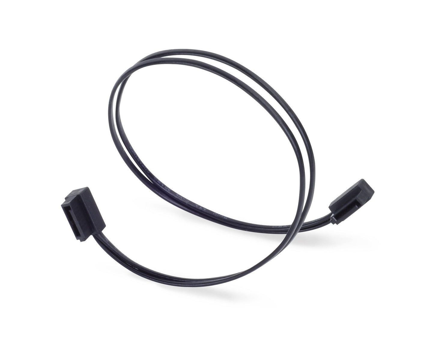 Silverstone Technology CP11B-300 300mm (11.8 in.) Ultra Thin 6Gb/s Lateral 90-Degree SATA Cable with Custom Low-Profile Connectors, SST-CP11B-300