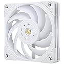Thermalright TL-B12W 120mm CPU Cooler Fan, Computer Case Fan, PWM Control, 2150RPM, Static-Pressure Performance Fan for S-FDB Bearing(White)