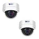 GW Security 4K 8MP Outdoor/Indoor PoE IP Microphone Smart AI Dome Security Camera (GW8533MIC), 2 Pack