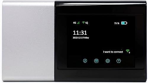 Travel Global WiFi Hotspot Portable Internet Router, SIMFREE, Pocket Router for Travel, Dual Band, France Global Destinations (3GB US or 1GB Global*)