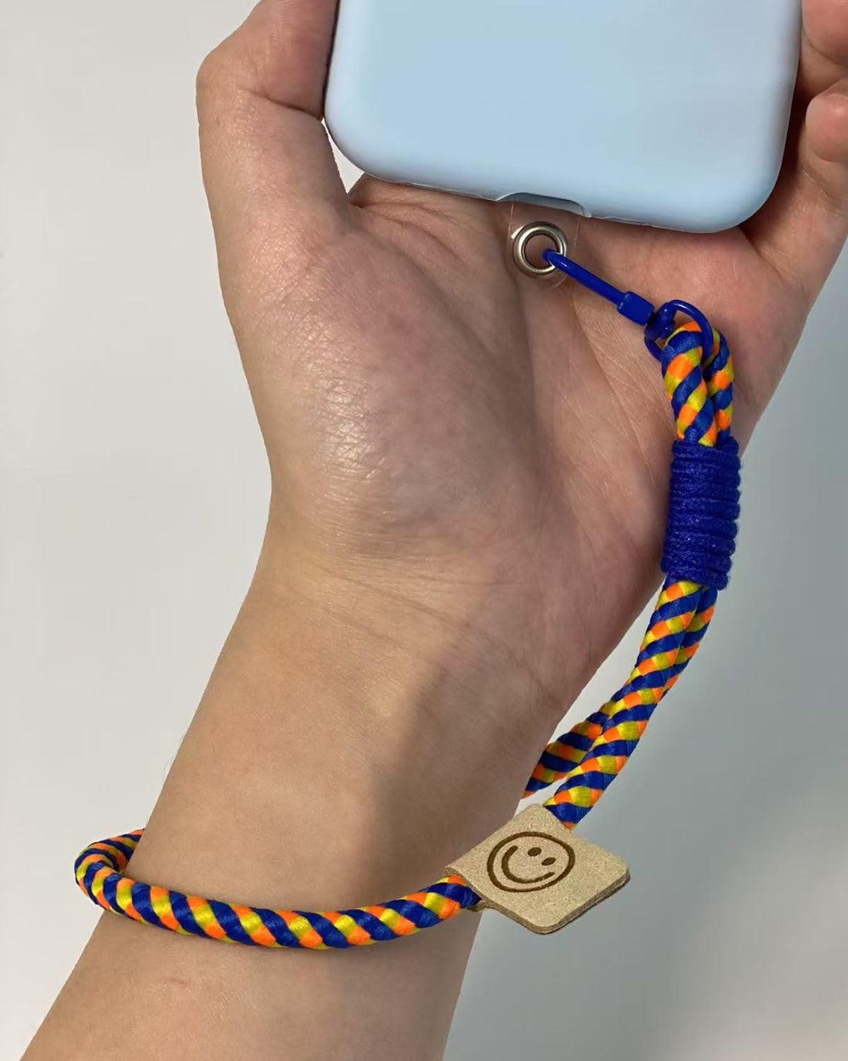 Aecrlos 2-in-1 Cell Phone Lanyards, Blueyellow