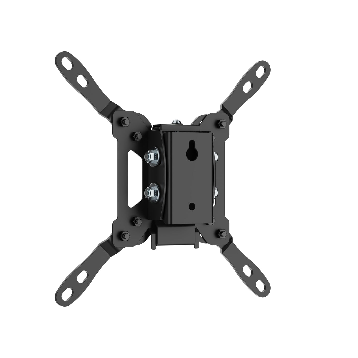 Mount-It! Tilting TV Wall Mount Bracket for Small to Medium TVs and Monitors, Low-Profile Design with Quick Release, Fits 32 to 50 Inch Screens, VESA