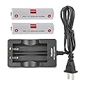 Kastar 2-Pack Battery + Wall Charger Replacement for Zhiyun-Tech Crane V1, Crane 2 Crane 2S, Crane 3S Crane 3S Pro, Crane 3SE, Crane 3 LAB, WEEBILL-S
