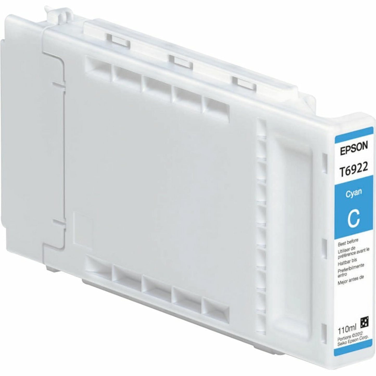 Epson Cyan Ultra Chrome XD Ink Cartridge, 110 ml (T692200)