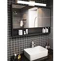 YHTlaeh Bathroom Vanity Light Brushed Nickel Square LED 24 inch 14W 4000K Natural White Light Wall Bar Lighting Fixtures Over Mirror (Brushed Nickel