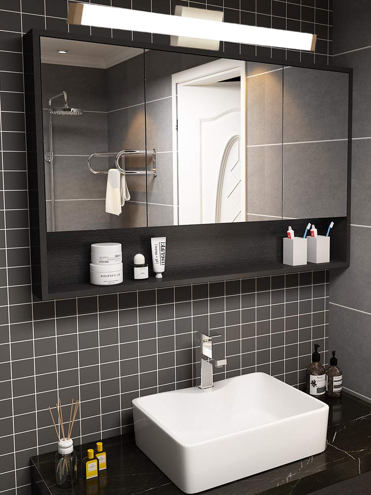 YHTlaeh Bathroom Vanity Light Brushed Nickel Square LED 24 inch 14W 4000K Natural White Light Wall Bar Lighting Fixtures Over Mirror (Brushed Nickel