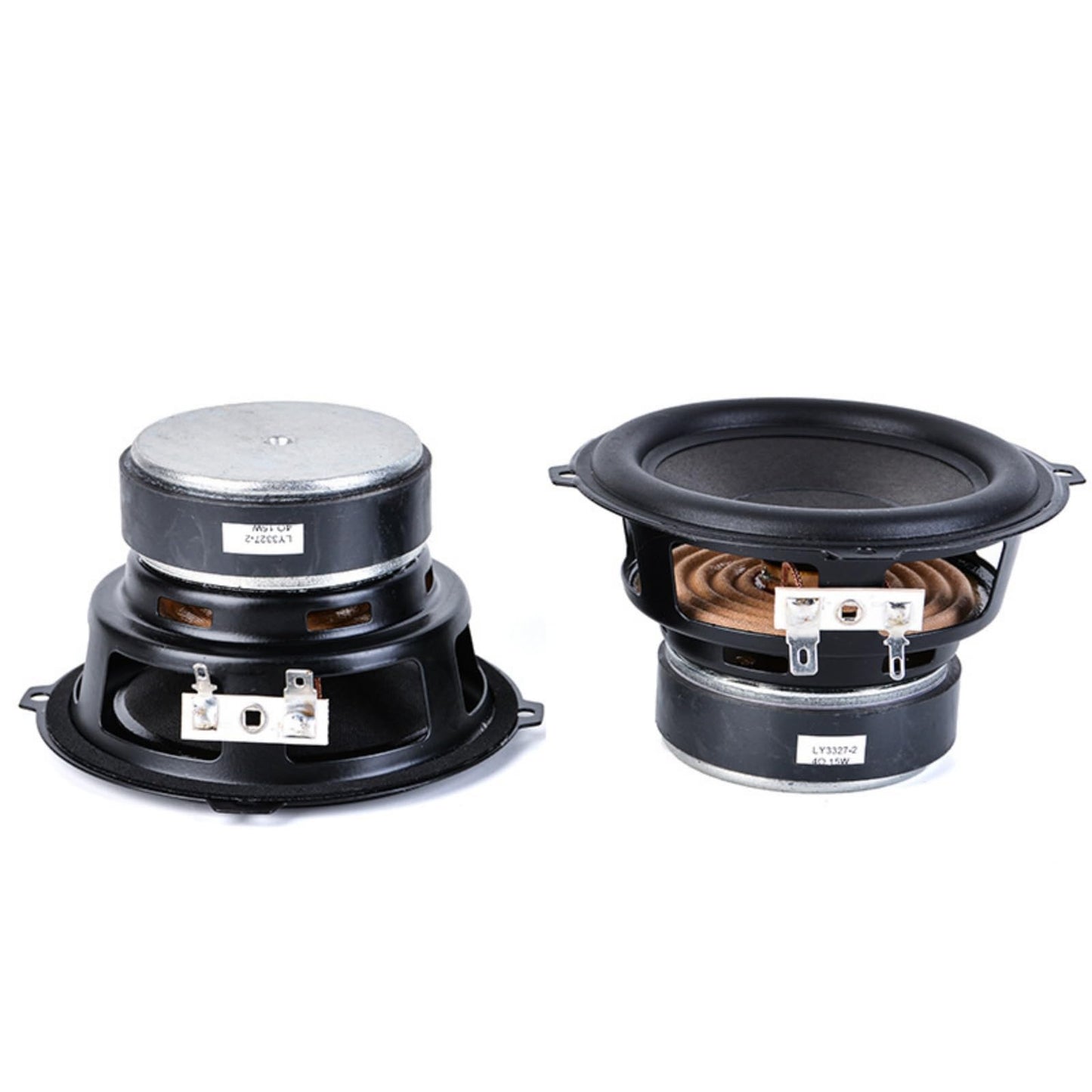 2 pcs 4 inch 104mm 4? 15W External Magnet Woofer with Full-Range Response for Speaker DIY