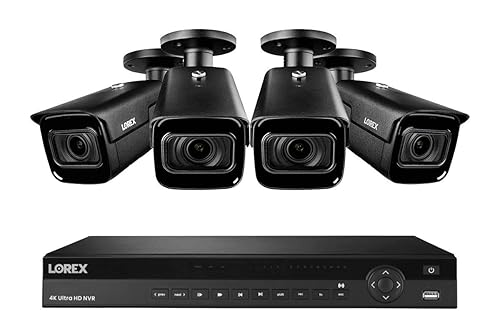 16-Channel Nocturnal NVR System with 4K (8MP) Smart IP Optical Zoom Security Cameras with Real-Time 30FPS Recording 4 / Black