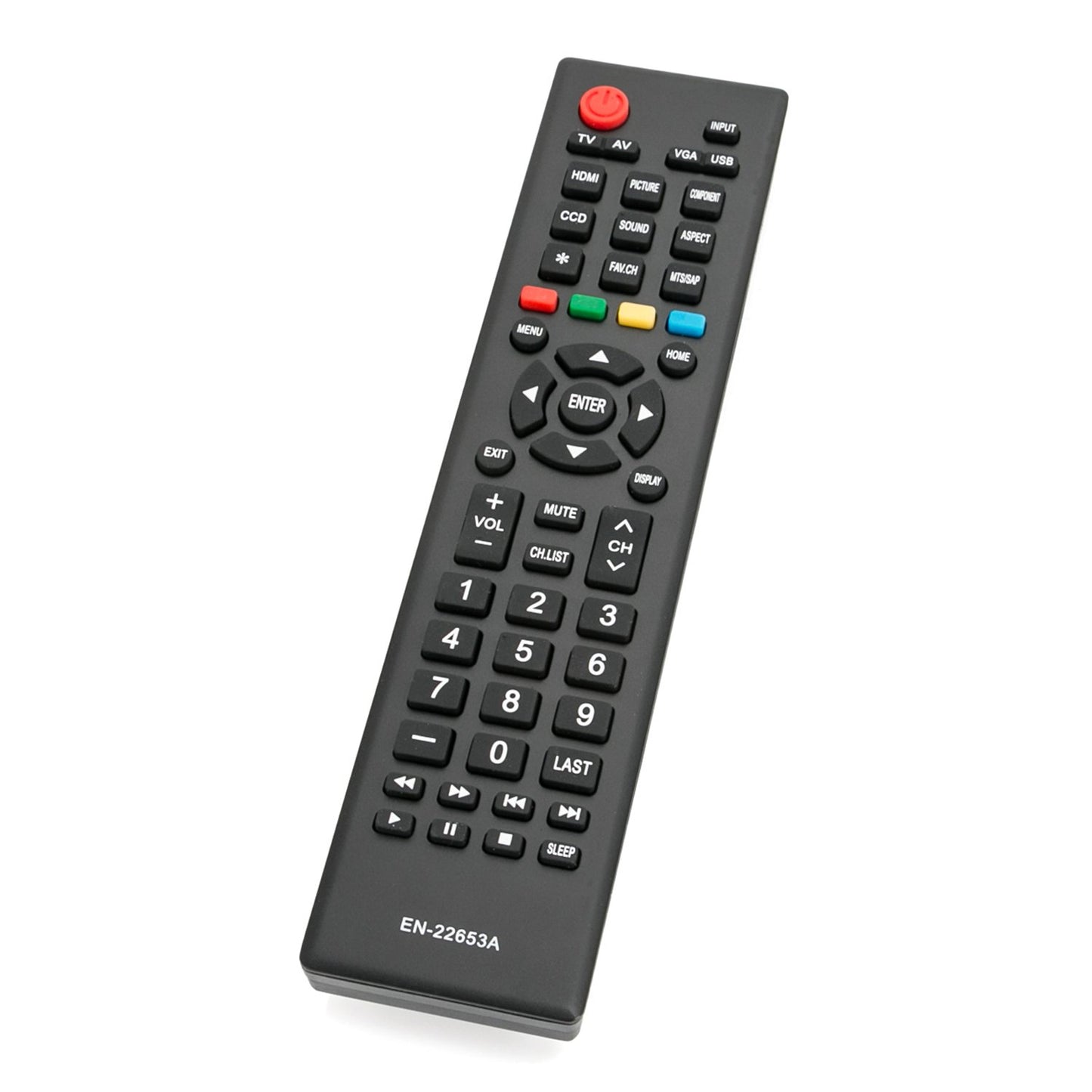 EN-22653A Replacement Remote Control fit for Hisense TV 32K20D 46K360M 32A320 39A320 40H3 40K360MN 46K360MN 46K360MV1 46K360MV2 40K24D 50H3B 40K360M
