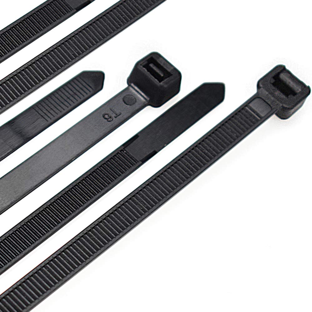 Cable Zip Ties Heavy Duty 26 Inch, Ultra Strong Plastic Wire Ties with 180 Pounds Tensile Strength, 50 Pieces, Durable Nylon Black tie Wraps, Indoor
