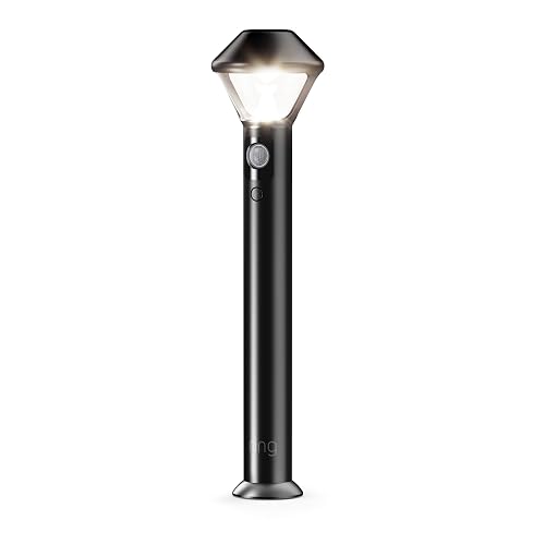 Ring Pathlight Battery - Motion-activated pathlight, bright LEDs, works with Amazon Sidewalk, Black