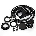 BSHTU USB 3.0 Flush Mount Cable - USB 3.0 and 3.5mm Aux Extention Mount, Flush, Dash, Panel Mount Cable 1/8 AUX for Car Bike Boat Motorcycle Radio