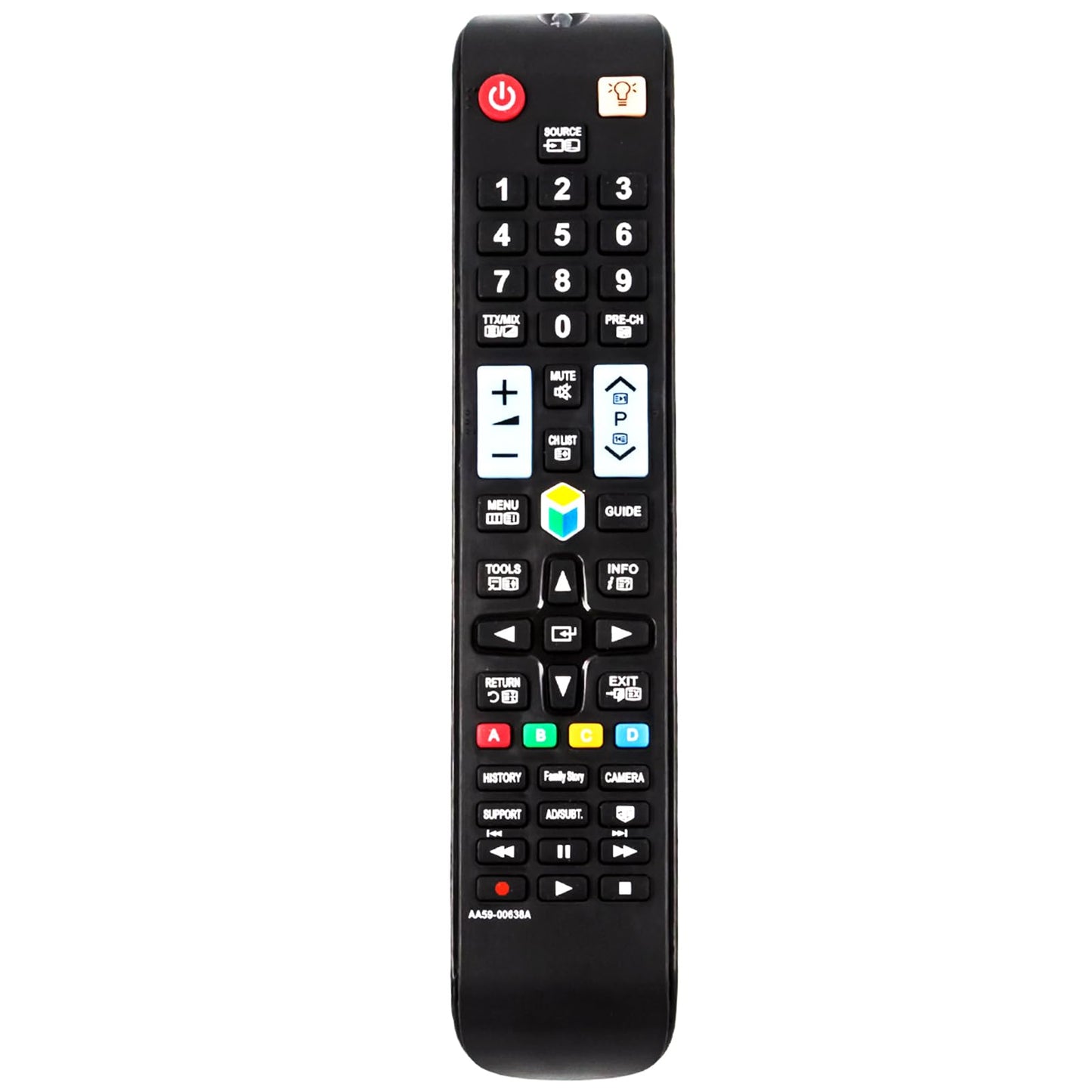 New AA59-00638A Replaced Remote fit for Samsung AA59-00594A AA59-00637A AA59-00639A BN59-01178W BN59-01179A BN59-001179B BN59-01199F Smart TV 3D LCD