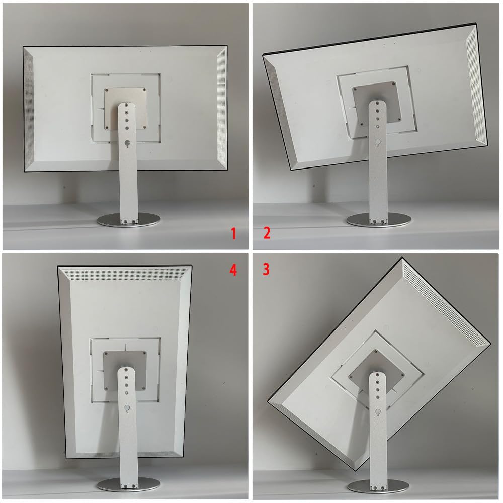ATOPHK Adjustable Height Aluminum Stand for Ech_ooo Show 21 & Ech_ooo Show 15 ?360° Rotation, Tilt & Swivel, Landscape/Portrait Mode Silver
