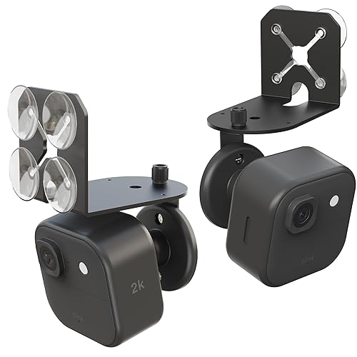 2-in-1 Metal Camera Mount for Blink Outdoor 4 & Blink Mini, ?2026 Upgrade Big Suction with 360° Adjustable Bracket, Window Suction or Screw Wall