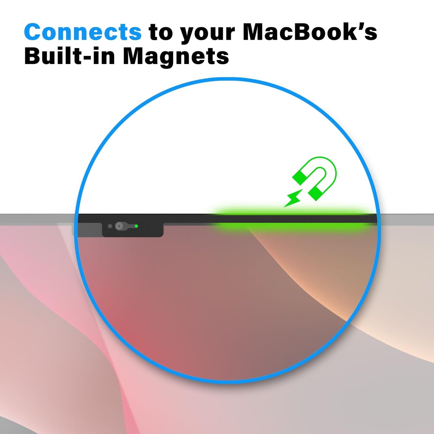 Eyebloc Laptop Webcam Cover Slide - Magnetic Privacy Slider & Webcam Privacy Cover - Ultra-Thin Design & Camera Blockers - Sleek Steel Construction