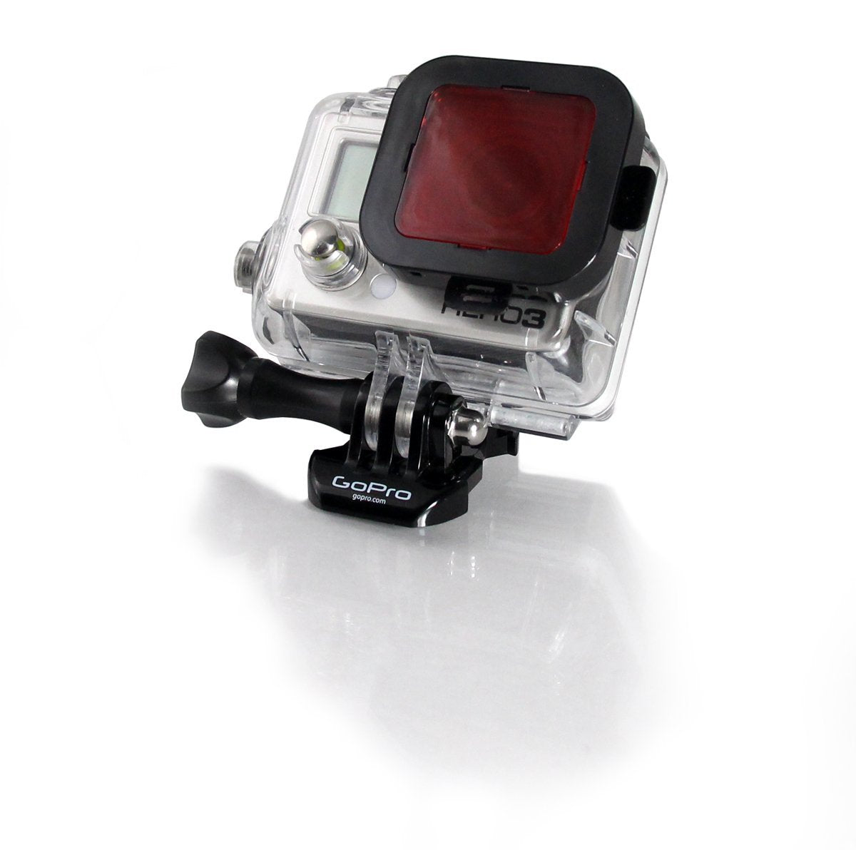 GoScope (60M) Red Filter - Compatible with GOPRO HERO4 / HERO3+ / HERO3 Dive HOUSING (60M Case Only) Laser Cut Optical Red Filter (See Pictures