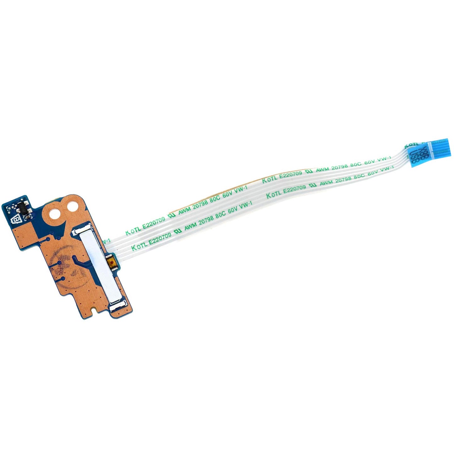 Deal4GO Power Button Circuit Board w/Cable Replacement for HP ProBook 430 G5 440 G5 L01044-001 DAX8BAPB6C0