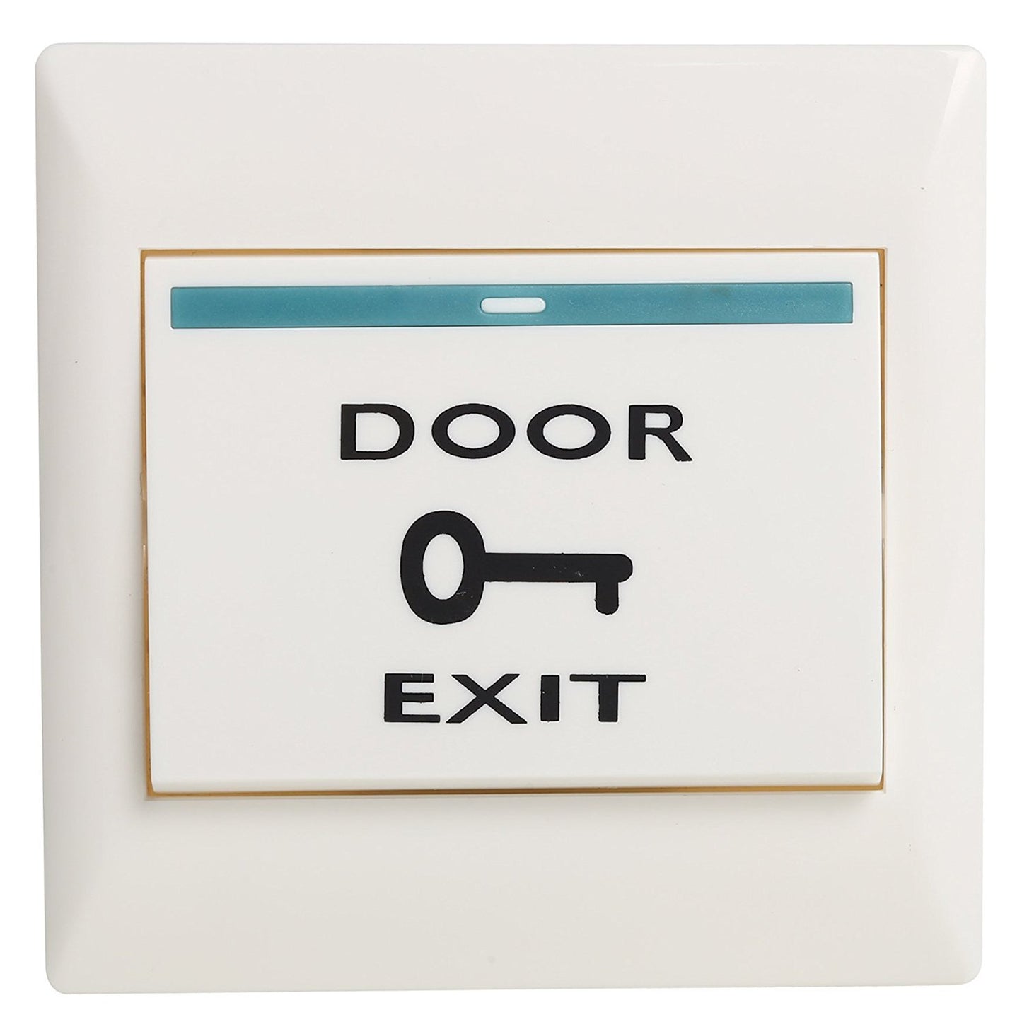 UHPPOTE Push to Exit Button Square Rocker Switch - Flush-Mounted for Door Access Control System