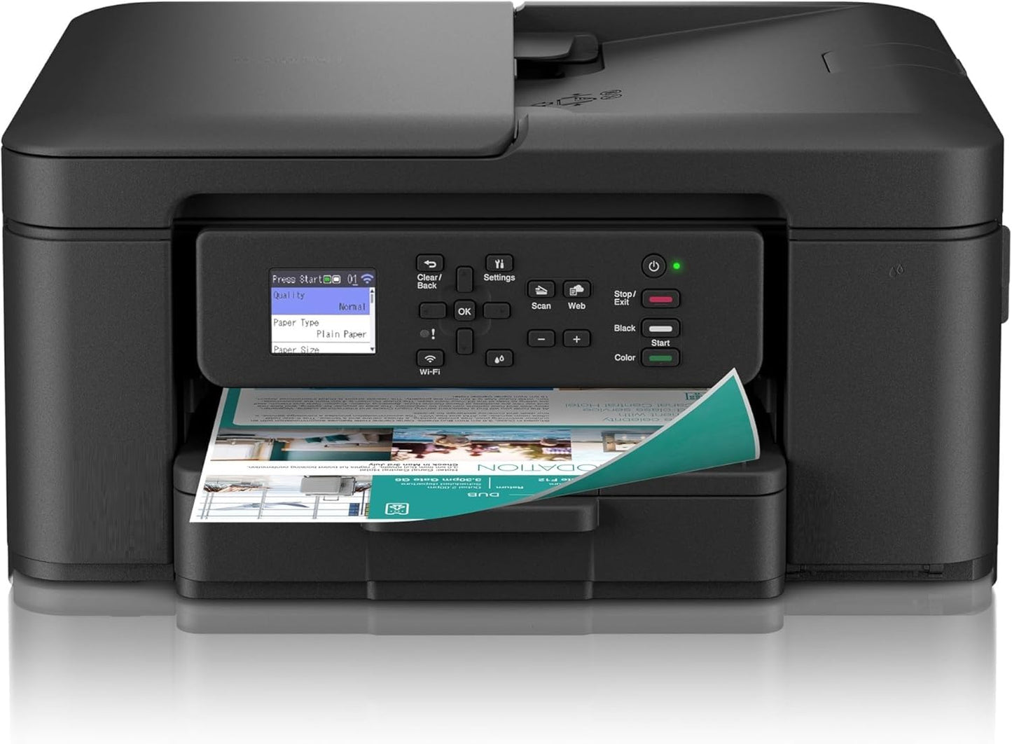 E-Z Ink Pro for MFC-J5830DW Inkjet Printer with Scan, Copy and Auto 2-Sided Printing - Wired-Only,Black, Medium