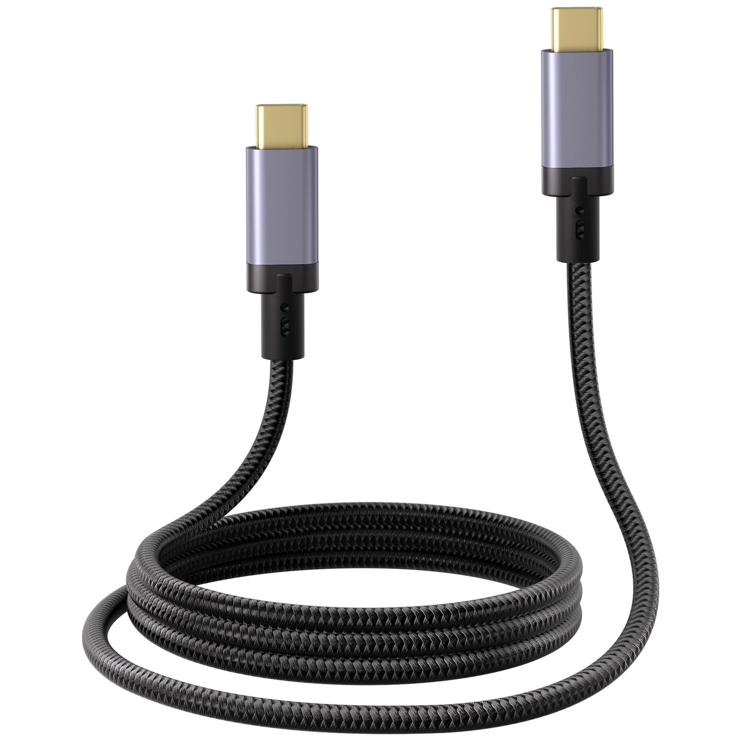 Henrety USB C Cable, USB4 Cable 240W Fast Charging, 40Gbps Data Transfer, 8K Video, Thunderbolt 4/3 Compatible, USB-C for iPhone 16, iPad, MacBook