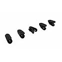 JK MIC-J Lapel Microphone Lavalier Microphone Headworn Microphone Clips Plastic Version X 5PCS