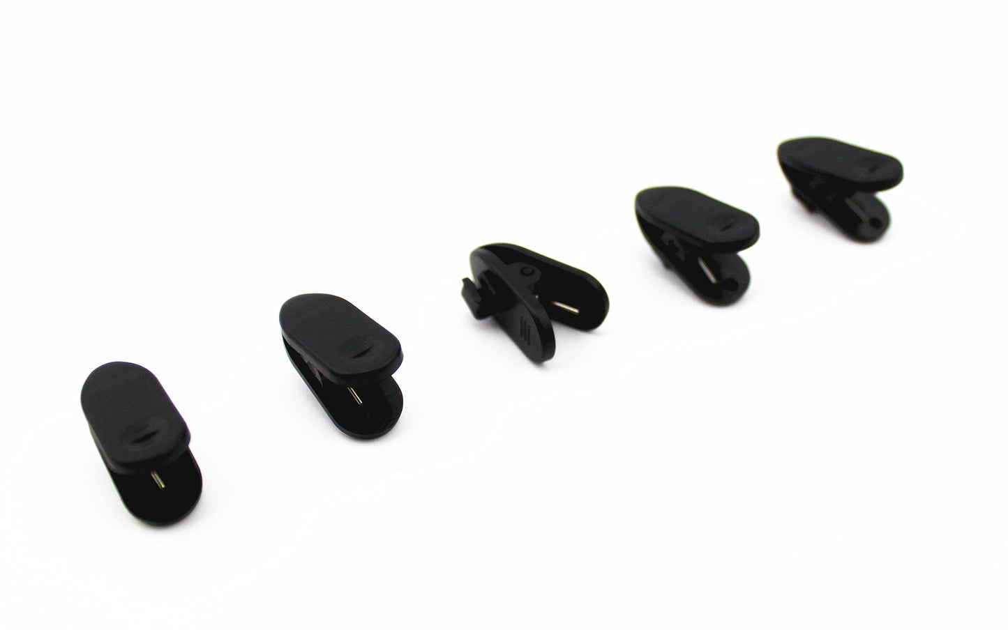 JK MIC-J Lapel Microphone Lavalier Microphone Headworn Microphone Clips Plastic Version X 5PCS