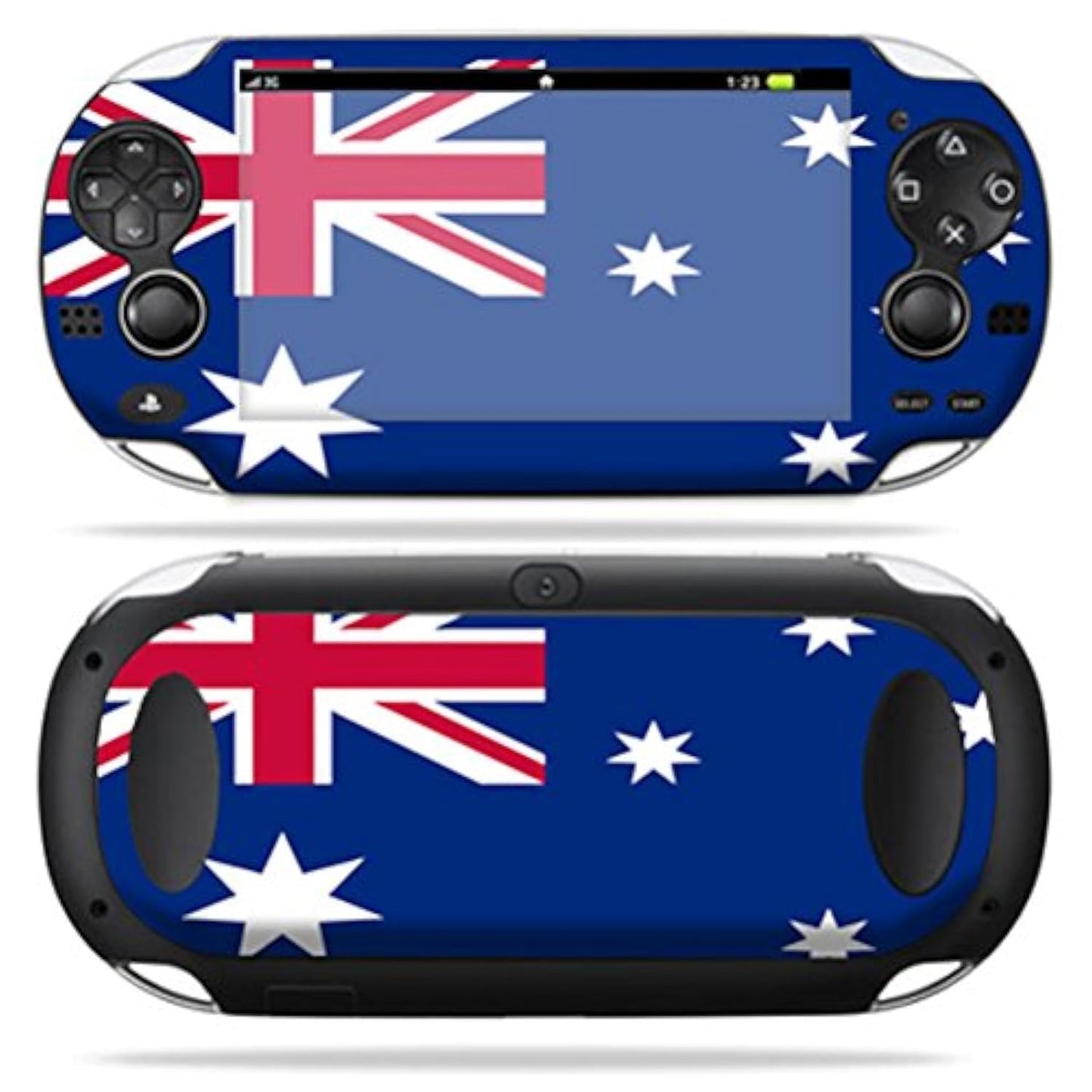 MightySkins Skin Compatible with PS Vita PSVITA Playstation Vita Portable wrap Sticker Skins Australian Flag
