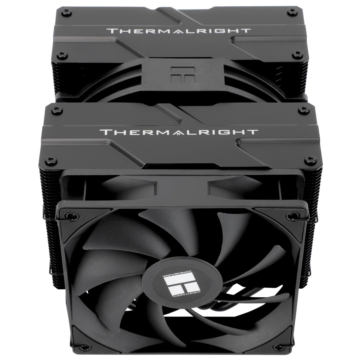 Thermalright Peerless Assassin 140 Black CPU Air Cooler, 6 Heat Pipes, Dual PWM Fans and Double Towers,158mm High CPU Cooling with Top