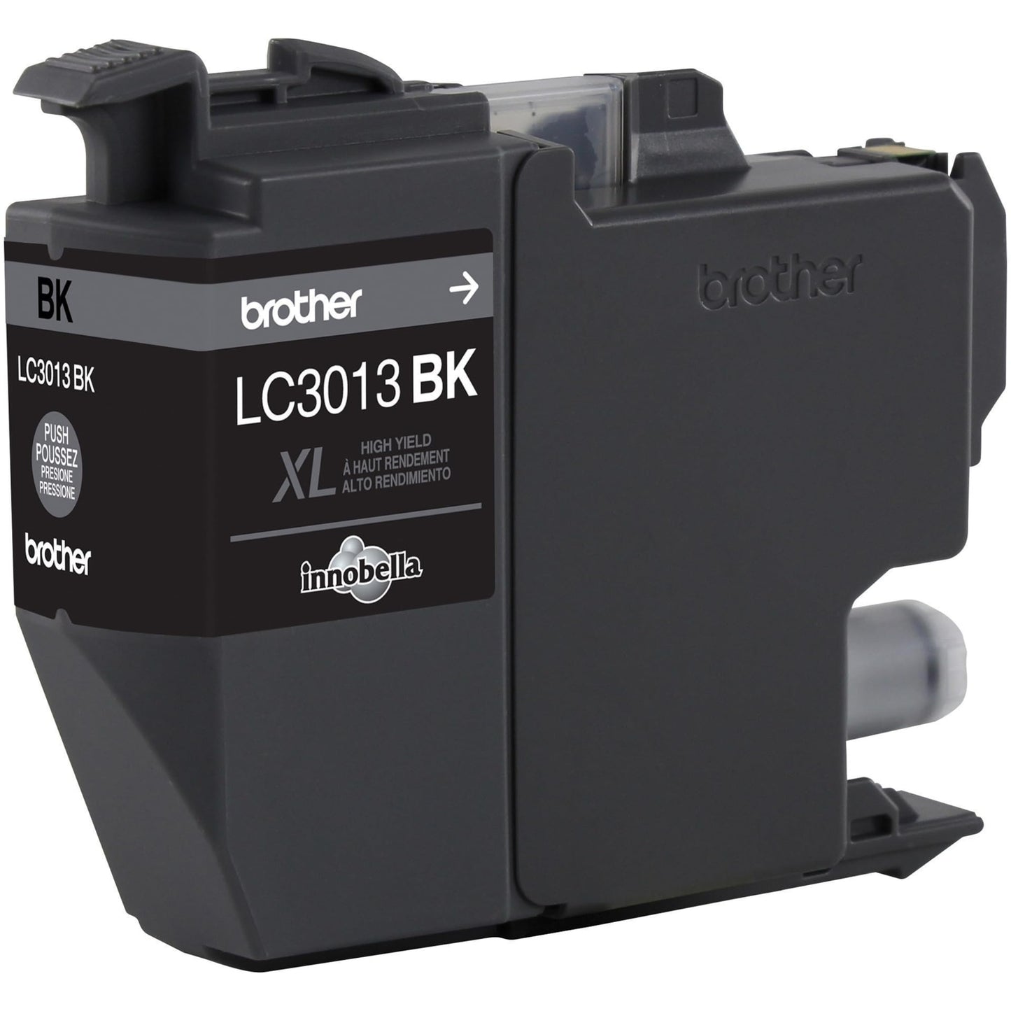 Brother Printer High Yield Ink Cartridge Page Up to 400 Pages Black (LC3013BK), Standard