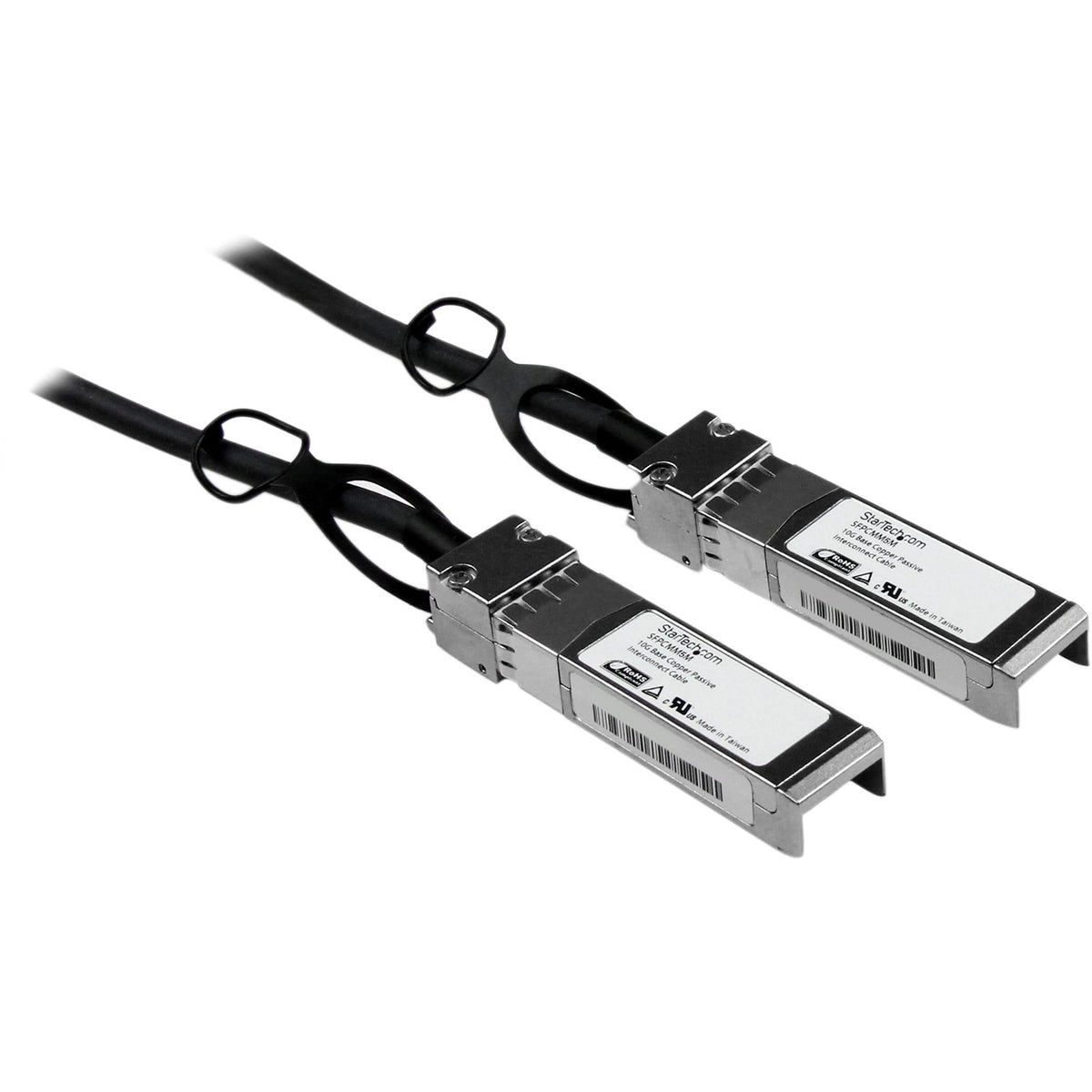 StarTech.com Cisco SFP-H10GB-CU5M Compatible 5m 10G SFP+ to SFP+ Direct Attach Cable Twinax - 10GbE SFP+ Copper DAC 10Gbps Low Power Passive Mini