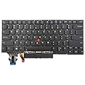 New US Black English Backlit Laptop Keyboard (Without palmrest) Replacement for Lenovo Thinkpad X1 Carbon 7th Gen 7 2019 Type 20QD, 20QE 20R1, 20R2