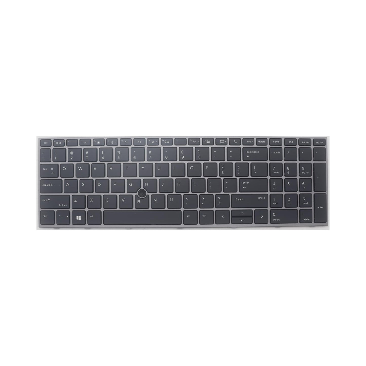 New Backlit Laptop Keyboard Replacement for HP ZBOOK 15 G5 G6 17 G5 G6 US Keyboard with Point L29635-001 L12765-001 L28407-001.