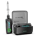 Sovvid Wireless Guitar System 2.4 GHz with Magnetic Charging Case Wireless Guitar Transmitter Receiver for Guitar Bass Electric Instruments