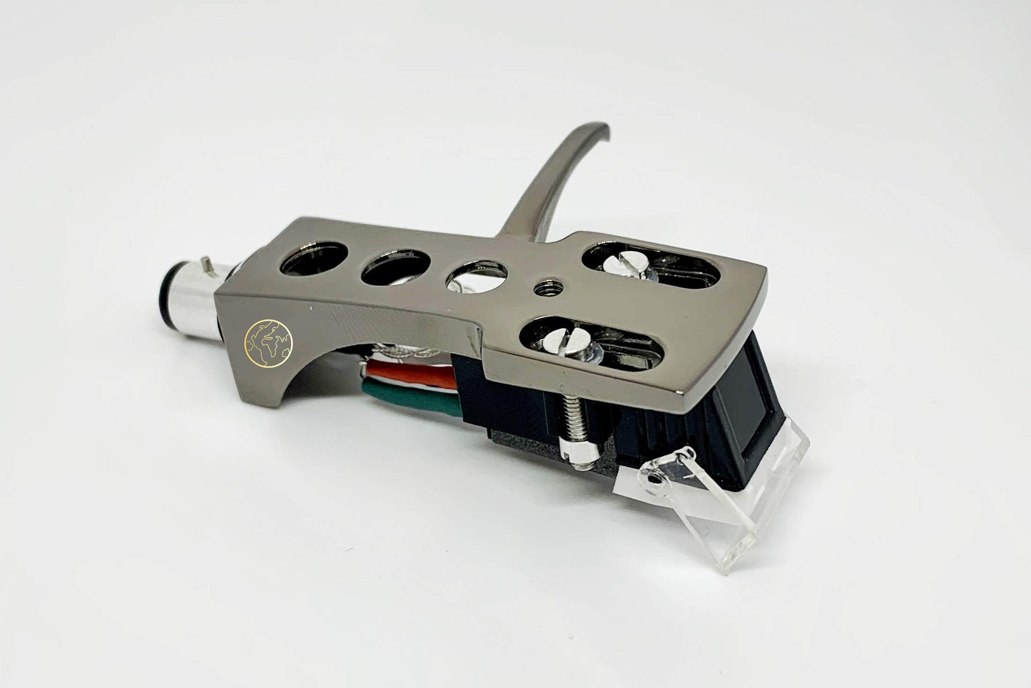 Cartridge and Stylus, needle and Titanium Headshell with mounting bolts for Stanton T120, T60, T80, T90, T62, T92, ST150, T92 usb, ST100, STR8100