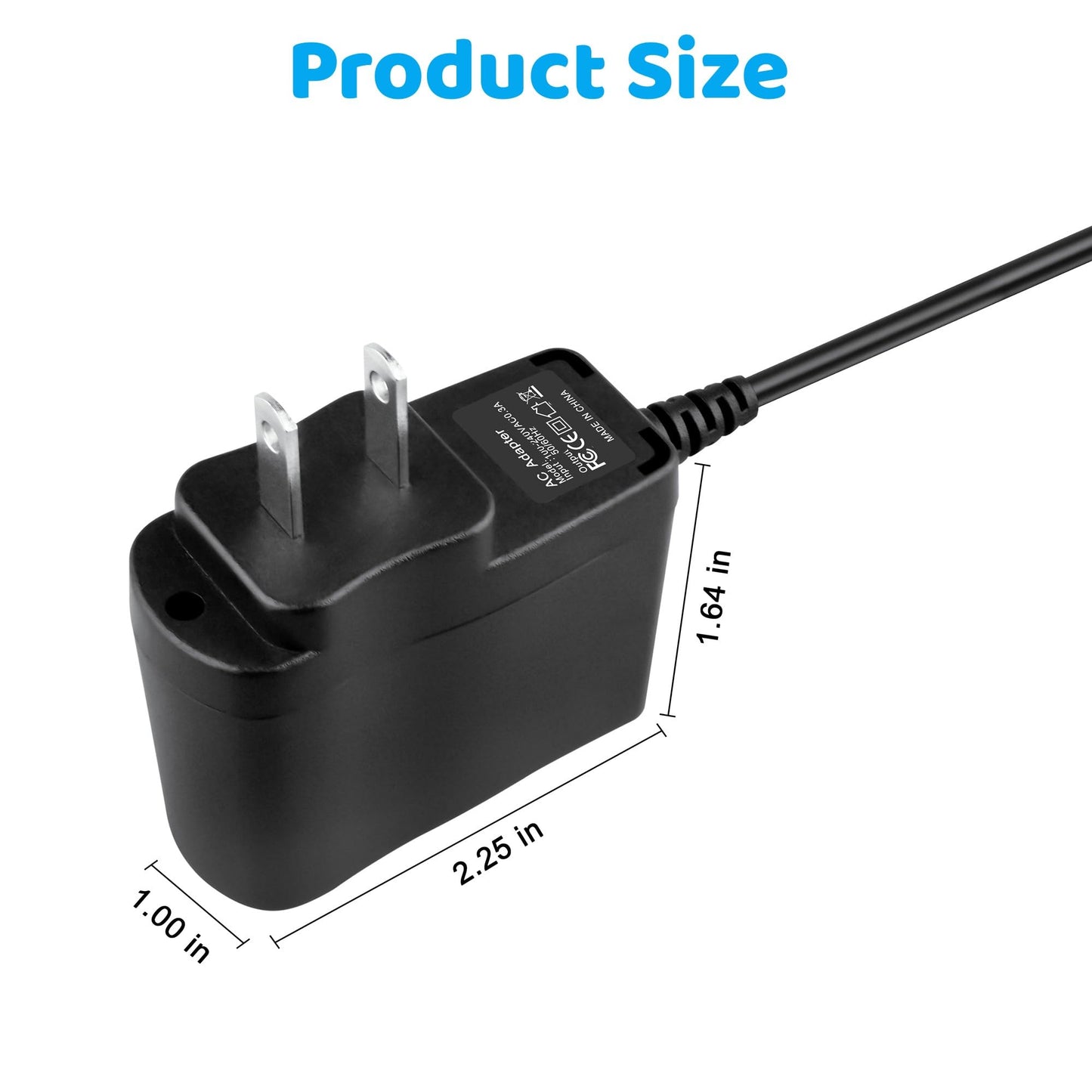 Accessory USA 5V Mini USB AC DC Adapter for CCrane C Crane CC Skywave AM FM Shortwave Weather and Airband Portable Travel Radio 5VDC Power Supply Cord