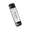 Transcend ESD310 512GB External SSD, Up to 1,050MB/s, Dual USB Flash Drive for iPhone/iPad/Mac/Windows/Android/Tablet/PC, USB3.2Gen2 Thumb Drive Photo