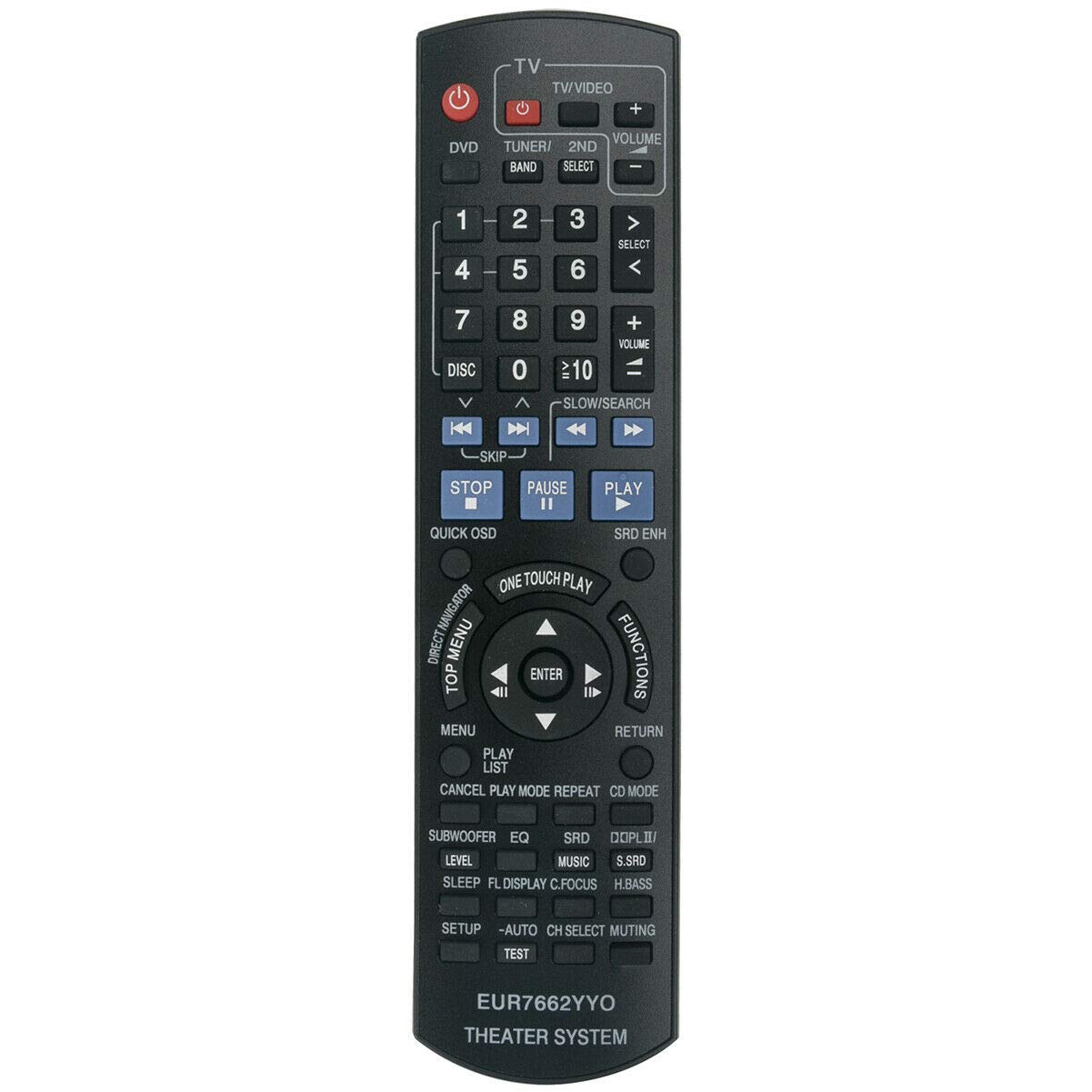 Replacement Remote Control Controller for Panasonic SC-PT1050 SCPT1050 Home Theater System