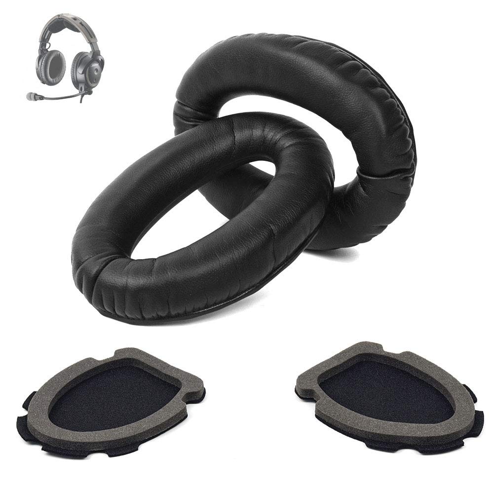 A20 Headset Replacement Ear Pads Ear Cushions Kit Compatible with Bose Aviation Headset X A10 A20 Headphone Ear Cups Ear Cover Earpads Repair Parts