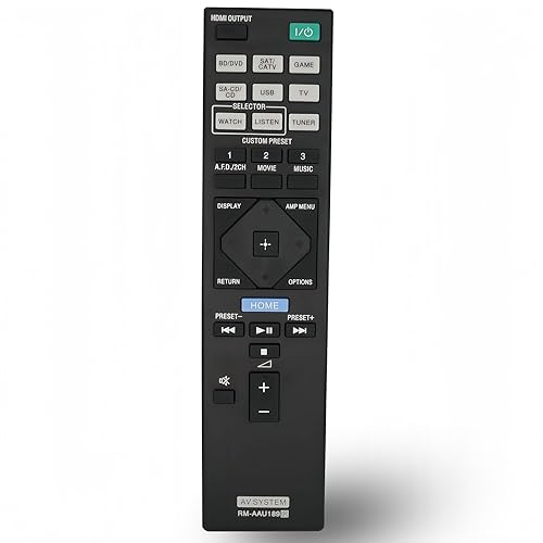 RM-AAU189 RMAAU189 Replaced Remote Control fit for Sony AV Receiver Home Theater System STR-DN850 STR-DN1050 STRDN850 STRDN1050