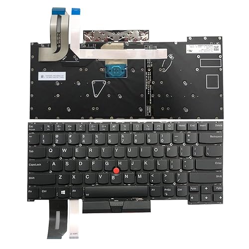 Zahara US no Backlight Keyboard Laptop for Lenovo ThinkPad T14S Gen1 Gen2 20T0 20T1 20UH 20UJ/ThinkPad P1 Gen 3 Type 20TH 20TJ/ ThinkPad X1 Extreme