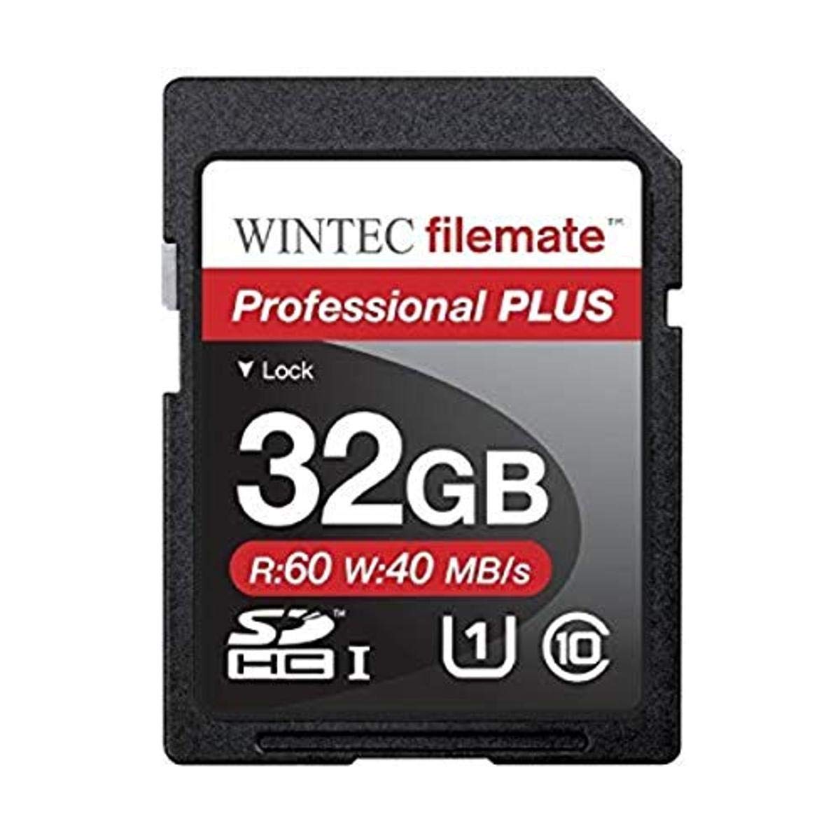 Filemate Wintec Professional Plus 32GB UHS-I U1 SDHC C10 Card (3FMSD32GBU1PI-R)