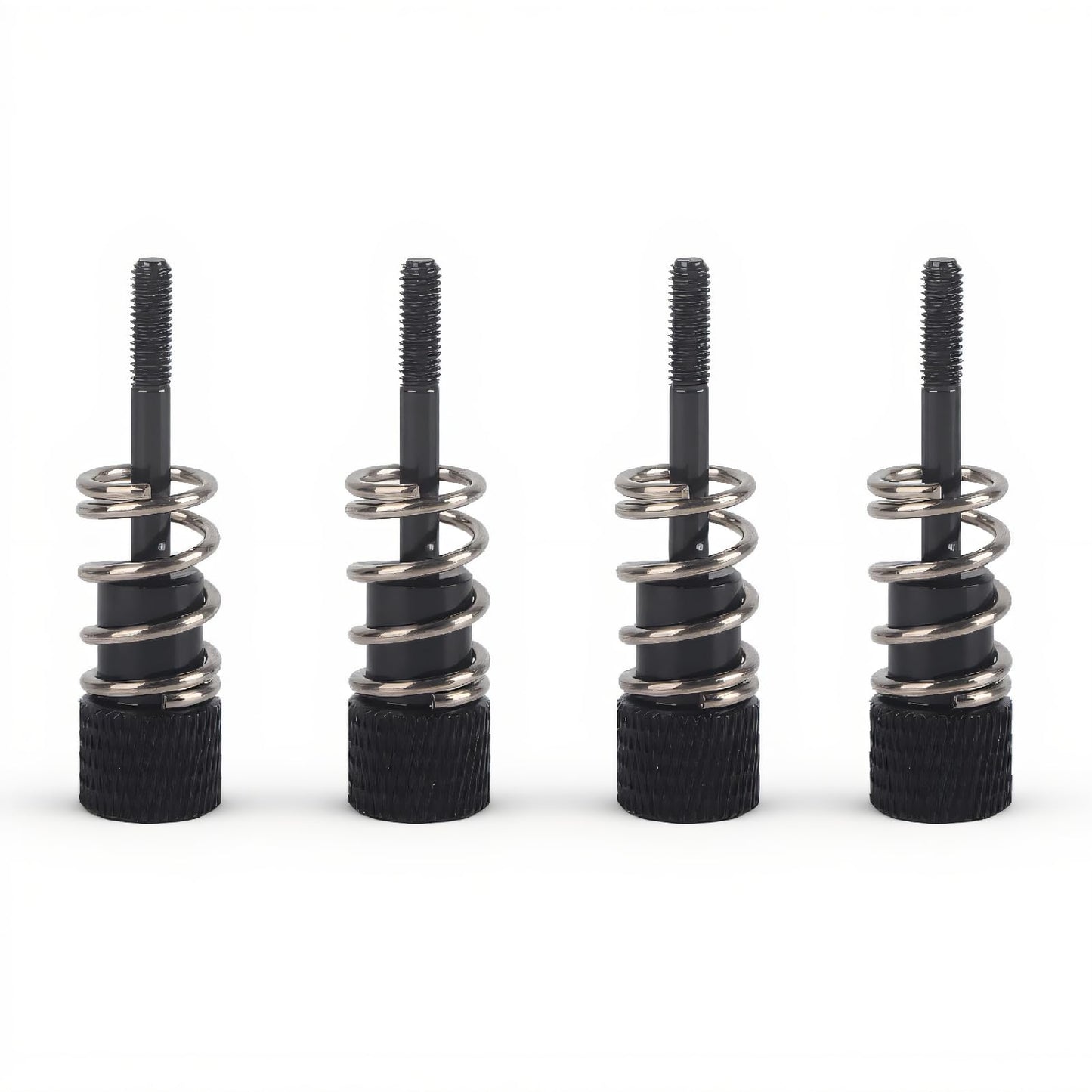 fosa 4pcs Replacement Aluminum M3 Installation Screws for Computer CPU Water Cooling Block for 1150 1151 1155 1156 (Black)