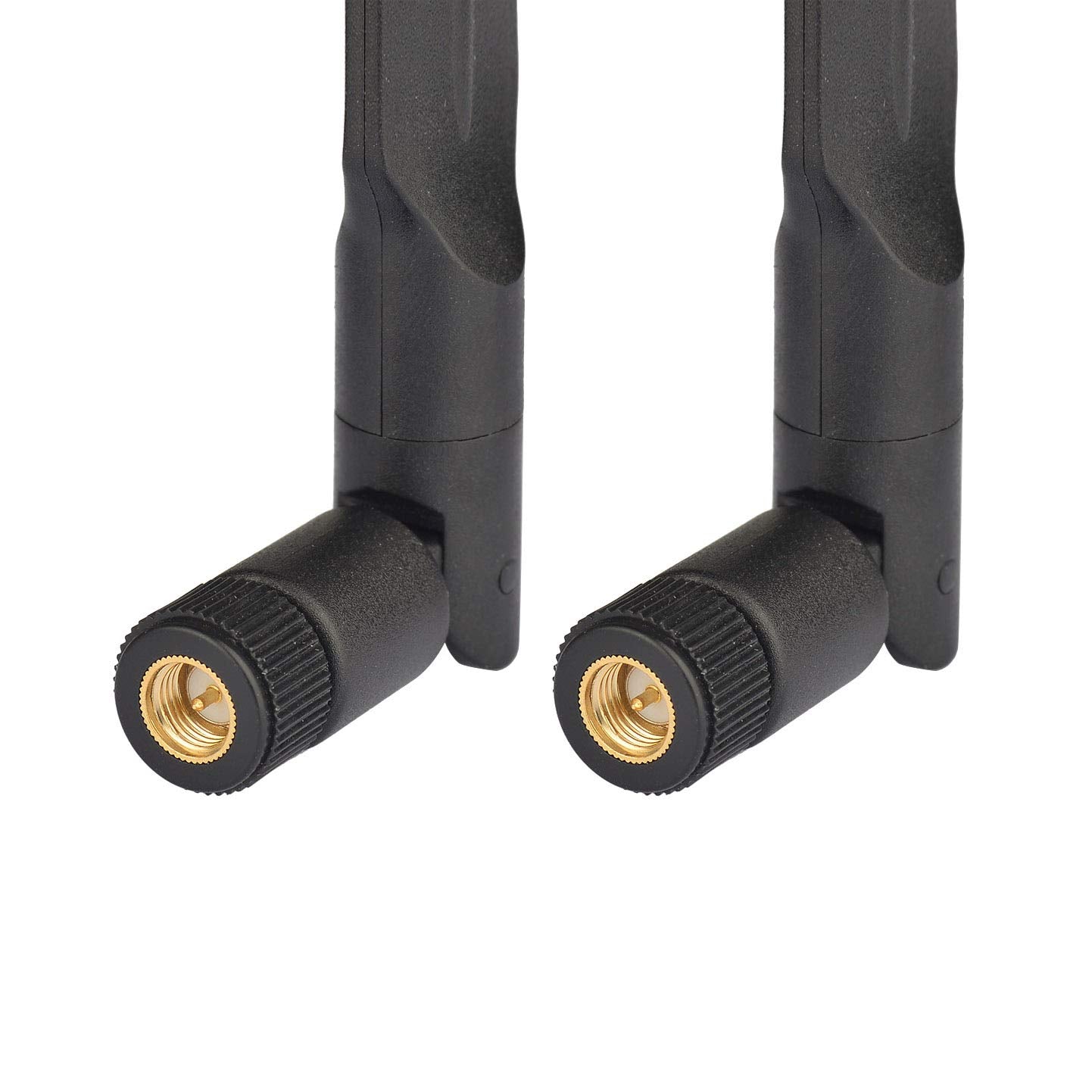 Bingfu 4G LTE 3dBi External SMA Male Antenna (2-Pack) Compatible with 4G LTE Wireless Router CPE Hotspot Industrial IoT Router Cellular Gateway