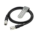 Uonecn Hirose 4 pin Male to 4 pin Female Power Cable for Microscope Harness and Camera